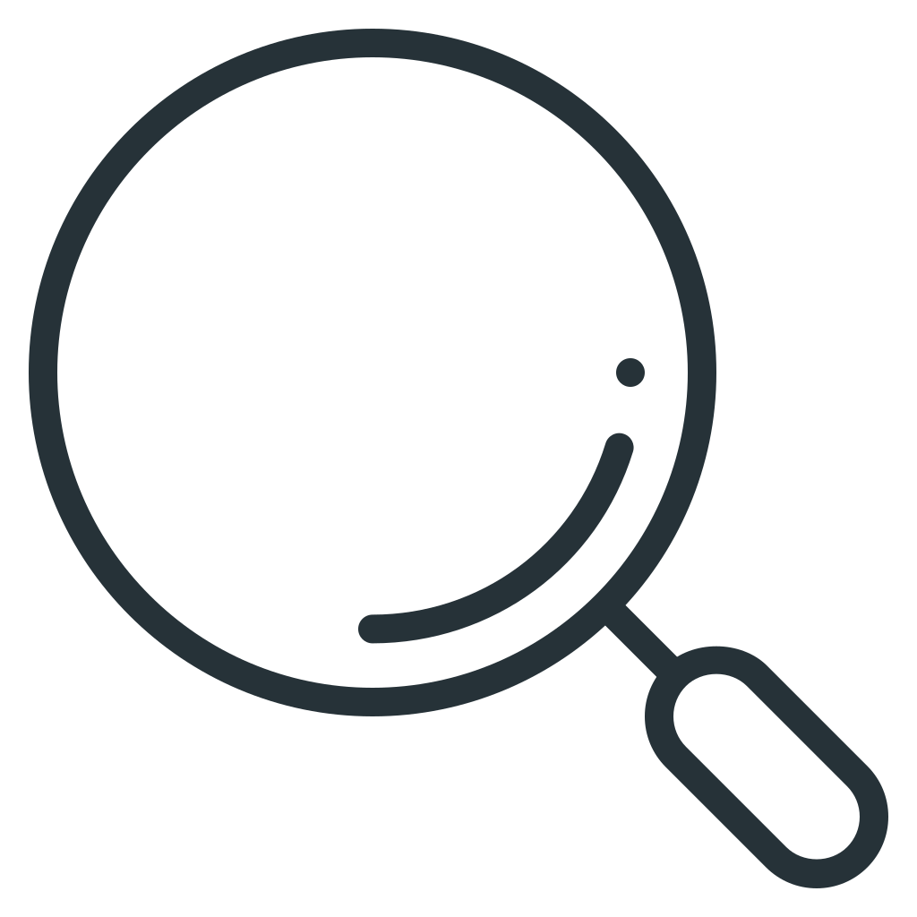 illustration of a magnifying glass